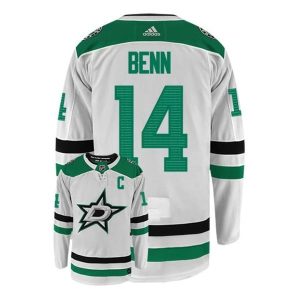 Herren Dallas Stars Eishockey Trikot Jamie Benn 14 Weiß Authentic